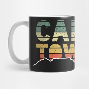 Cape Town Table Mountain South Africa Vintage Mug